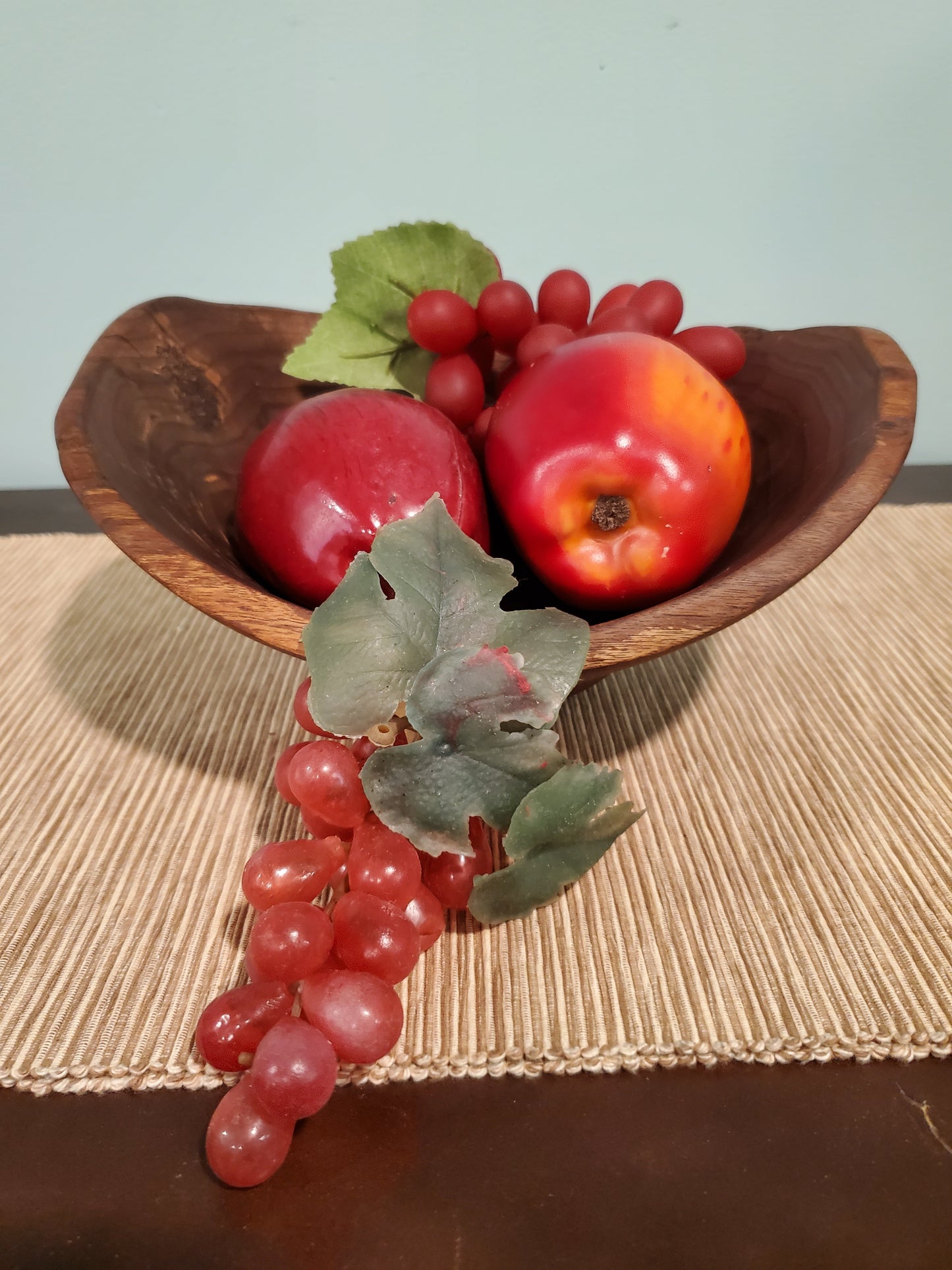 Black walnut spalted oblong bowl 0323-01-0013