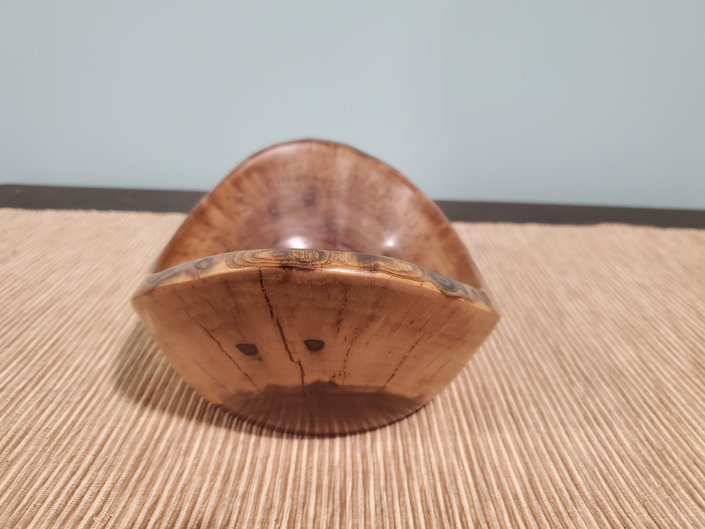 Black Walnut natural edge oblong bowl 0623-04-0040