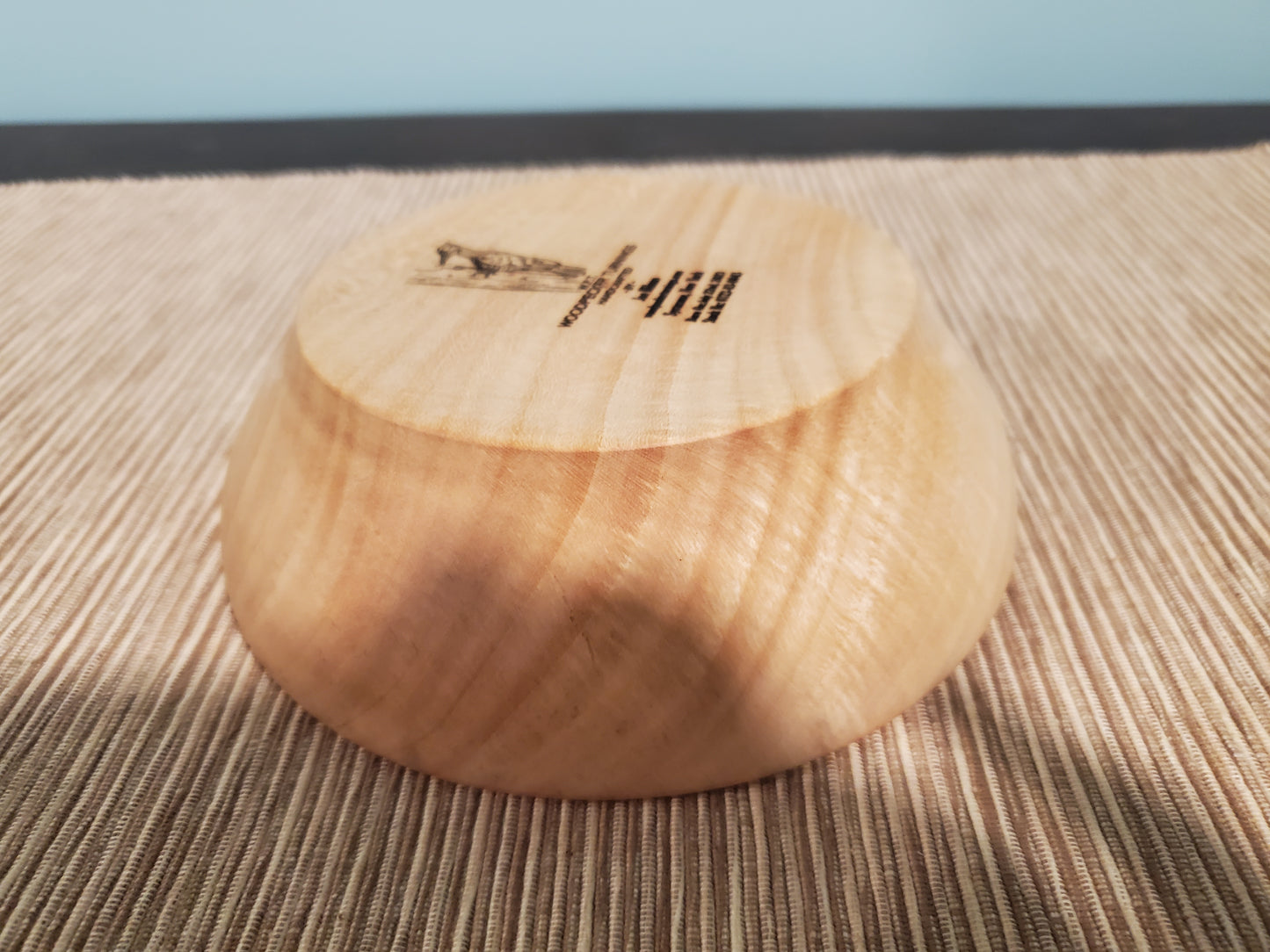 Bass wood small bowl 0723-03-0043