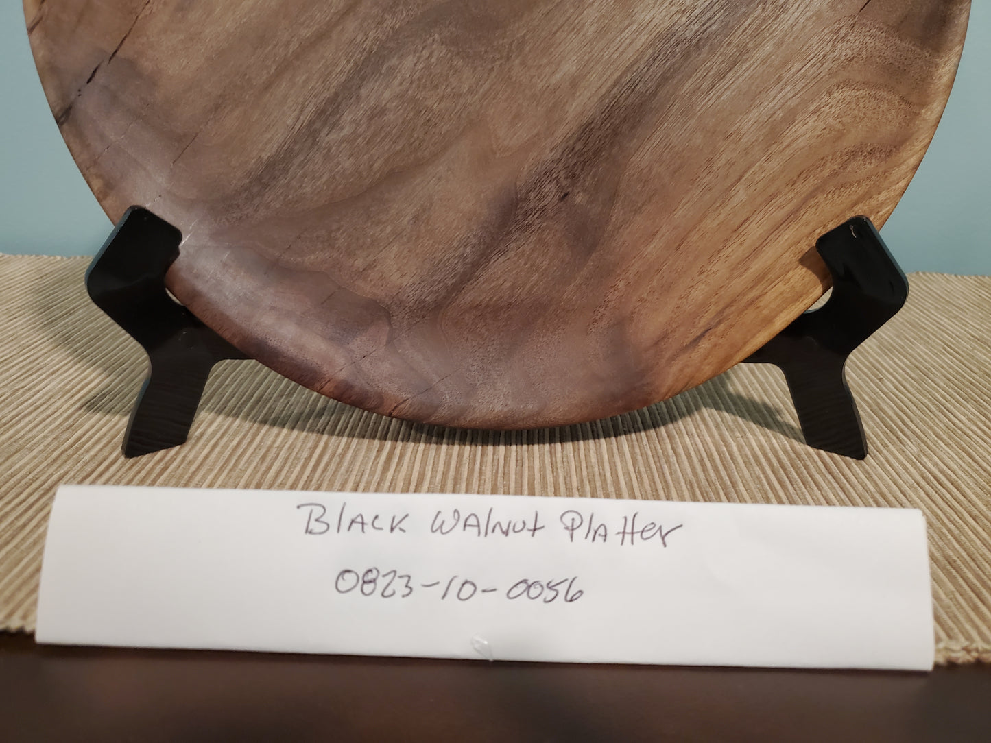 Black Walnut Plate 0823-10-0056