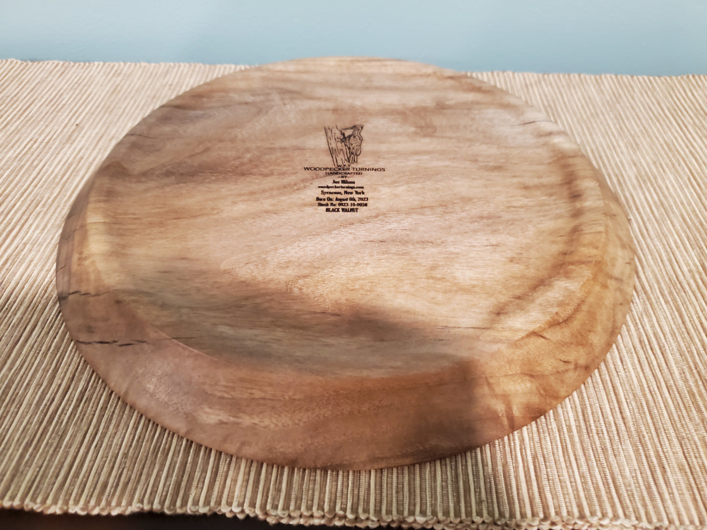 Black Walnut Plate 0823-10-0056