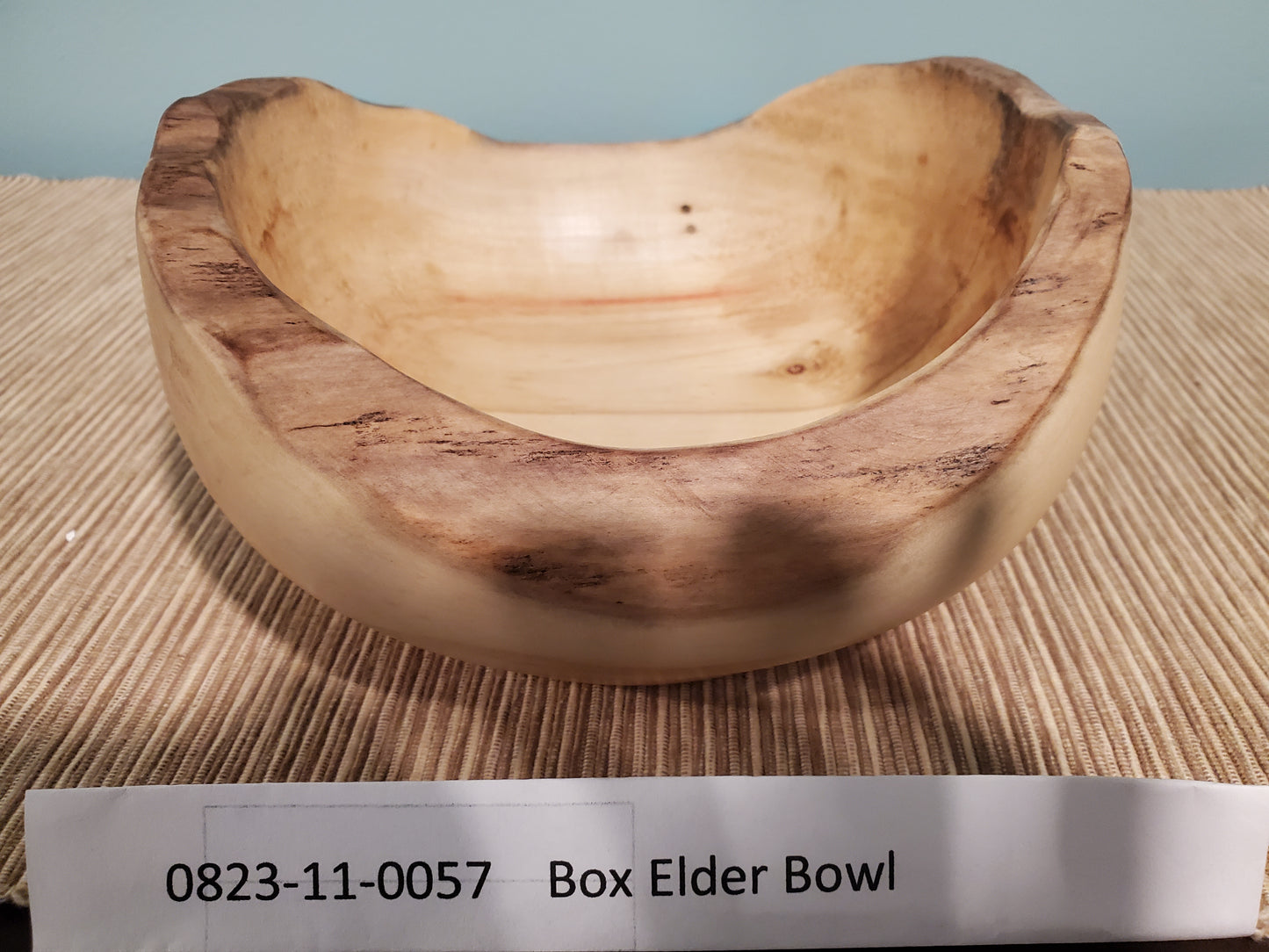 Box Elder Bowl with Natural Edge 0823-11-0057