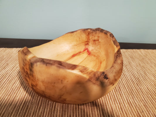 Box Elder Bowl with Natural Edge 0823-11-0057