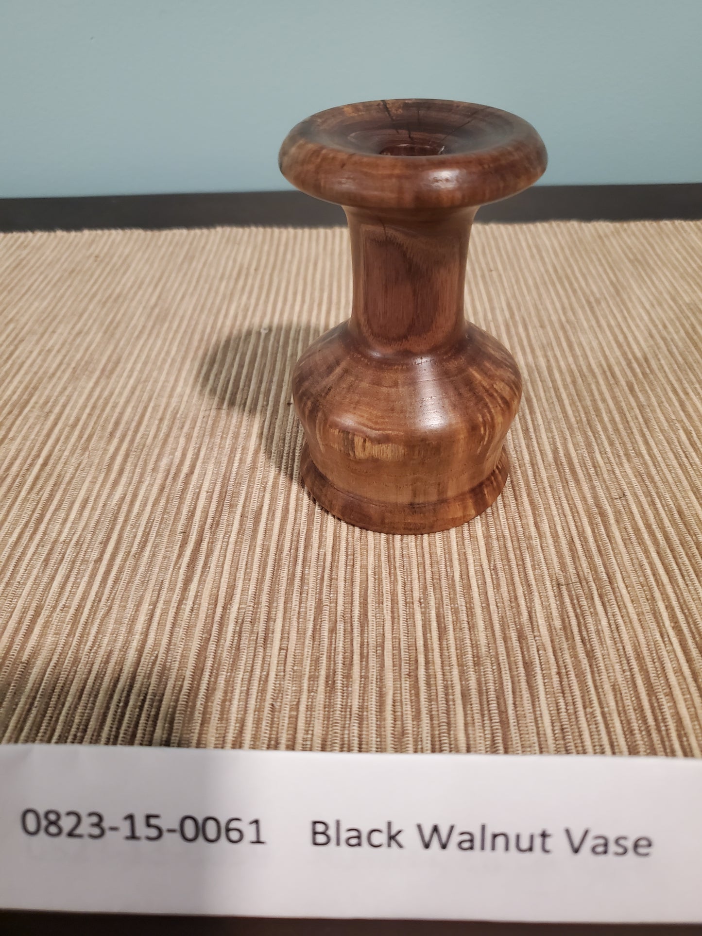 Black Walnut Small Vase 0823-15-0061