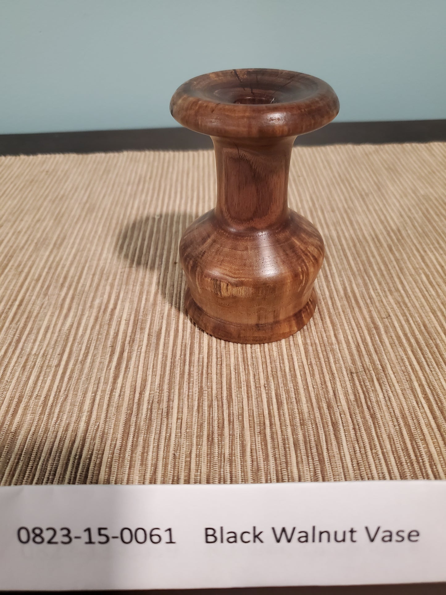 Black Walnut Small Vase 0823-15-0061