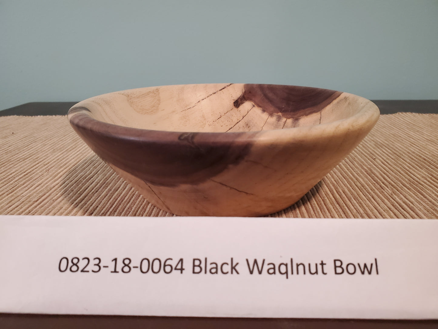 Black Walnut Bowl 0823-18-0064