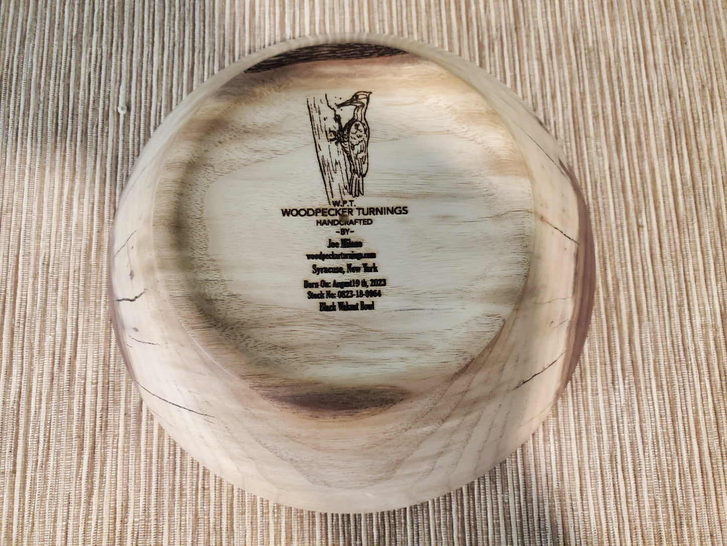 Black Walnut Bowl 0823-18-0064