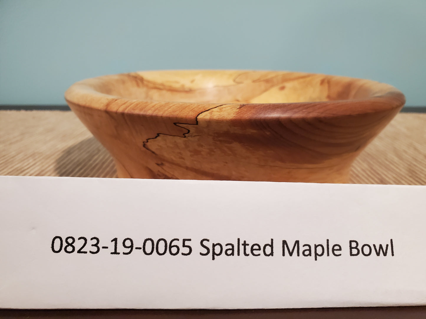 Maple Spalted Bowl 0823-19-0065