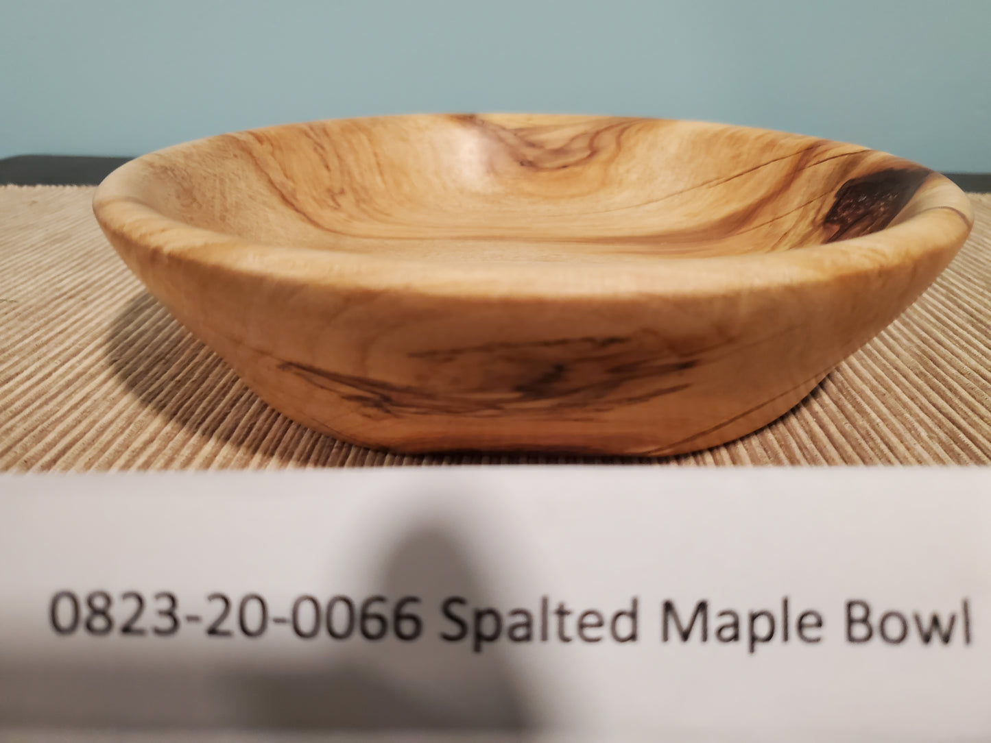 Maple Spalted Bowl W/ Ancient Copper Epoxy Resin 0823-20-0066