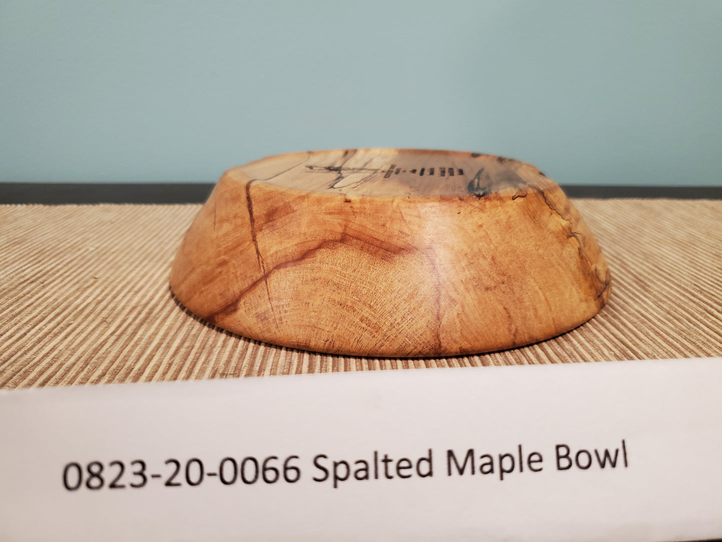 Maple Spalted Bowl W/ Ancient Copper Epoxy Resin 0823-20-0066