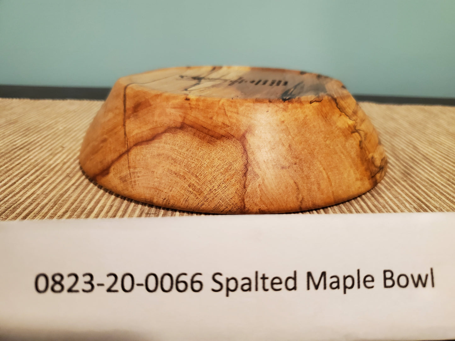 Maple Spalted Bowl W/ Ancient Copper Epoxy Resin 0823-20-0066