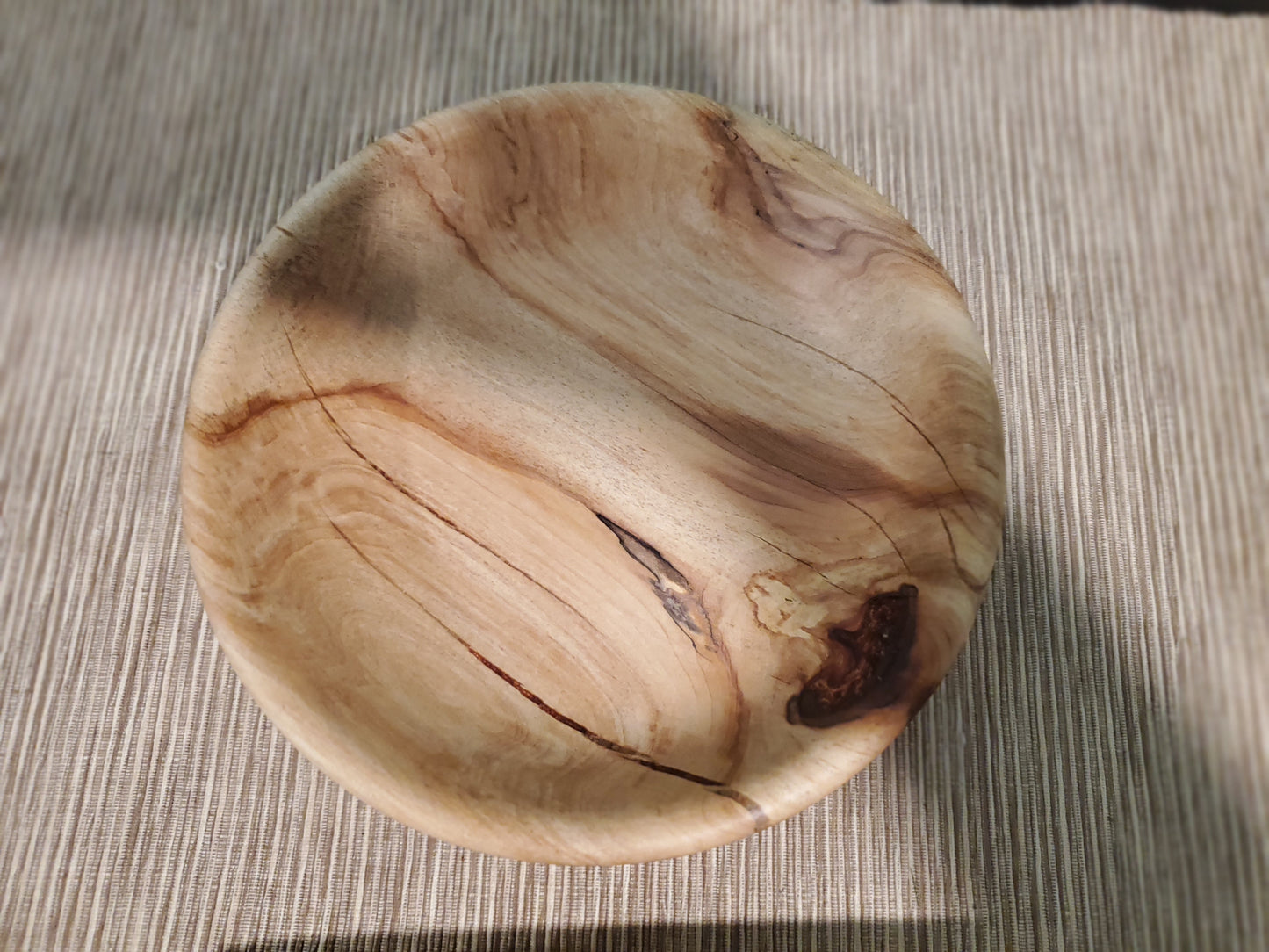 Maple Spalted Bowl W/ Ancient Copper Epoxy Resin 0823-20-0066