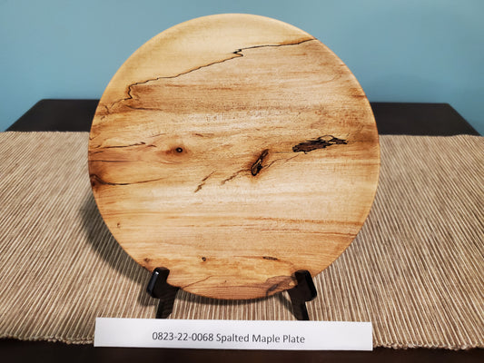 Maple Spalted Plate 0823-22-0068