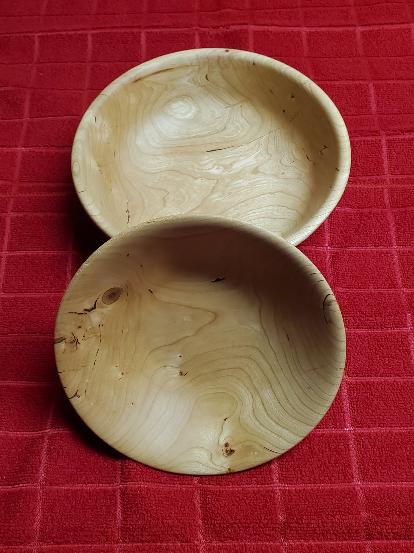 Cherry Two bowl "Nested Set" #0223-04-0005 & 0223-05-0006