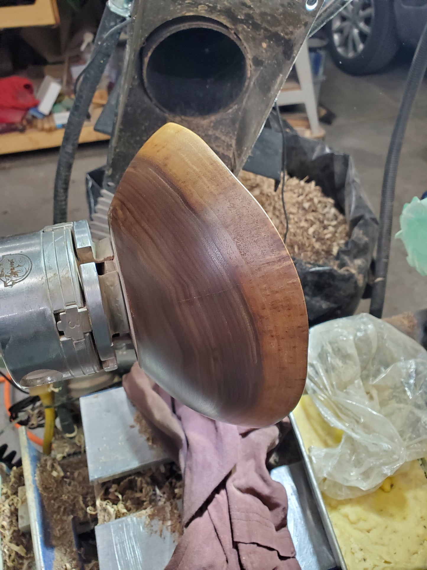 Black Walnut Live Edge Two Bowl Nested Set 0223-09-0010 and 0223-10-0011