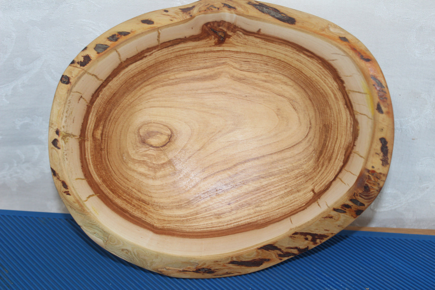 Apple Oblong Live Edge Bowl 0722-01: